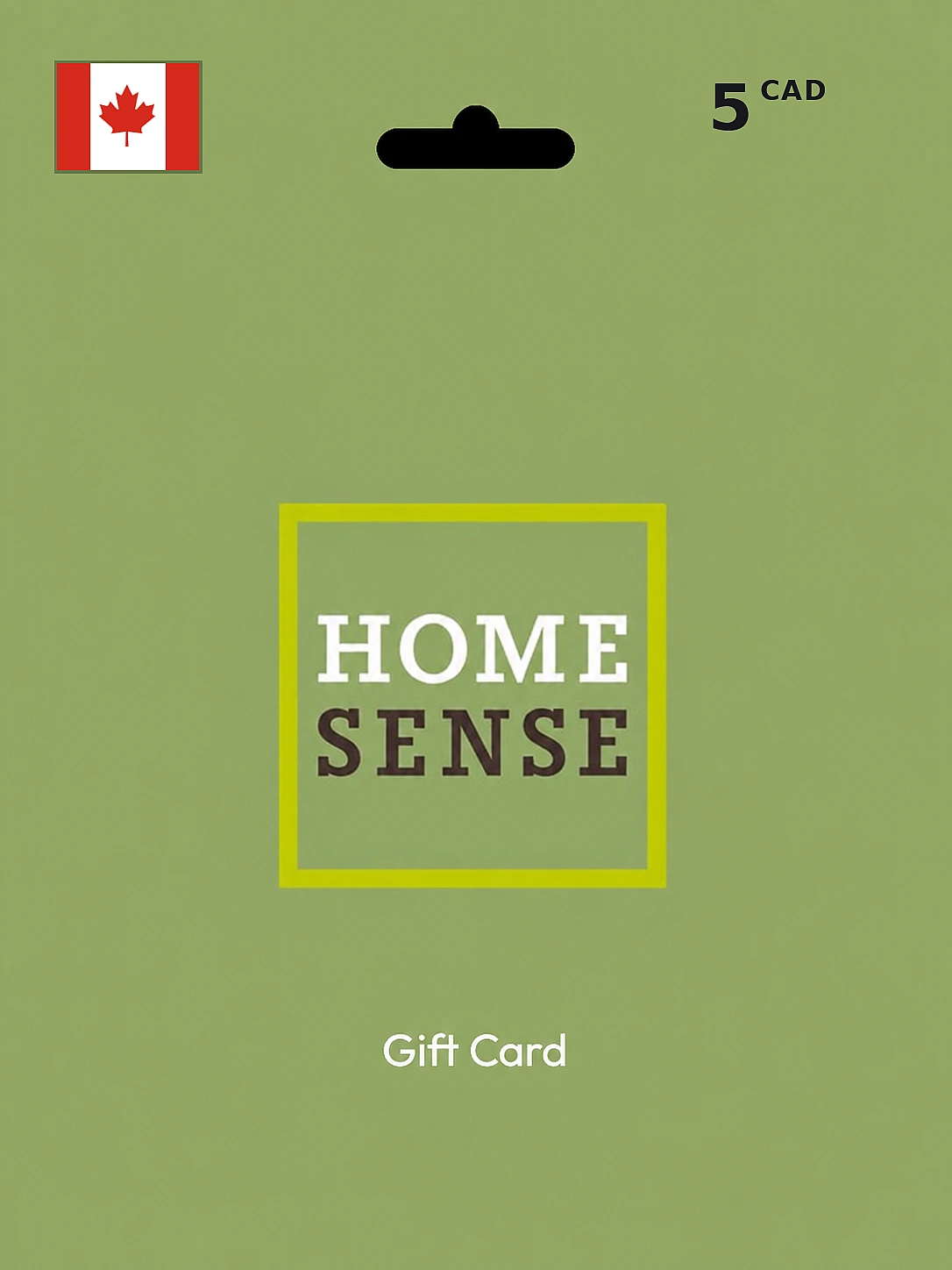 HomeSense Gift Card 5 CAD CANADA