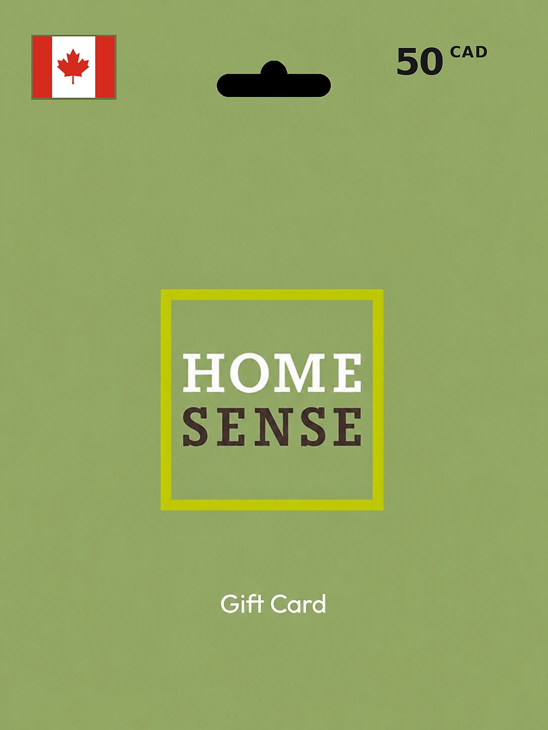 HomeSense Gift Card 50 CAD CANADA