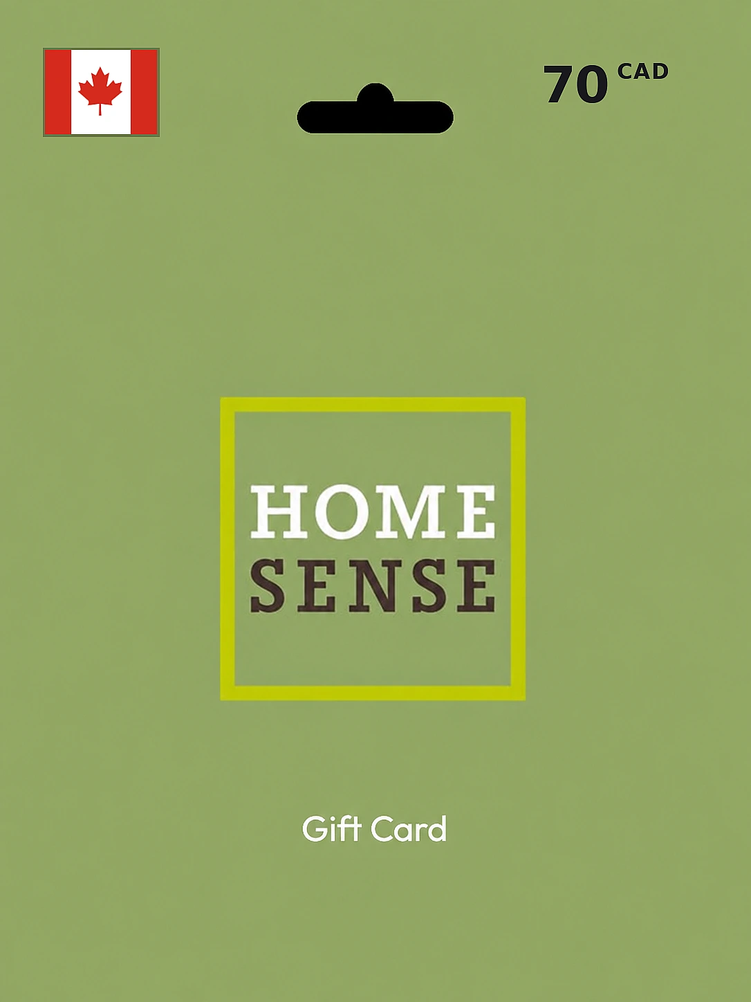 HomeSense Gift Card 70 CAD CANADA