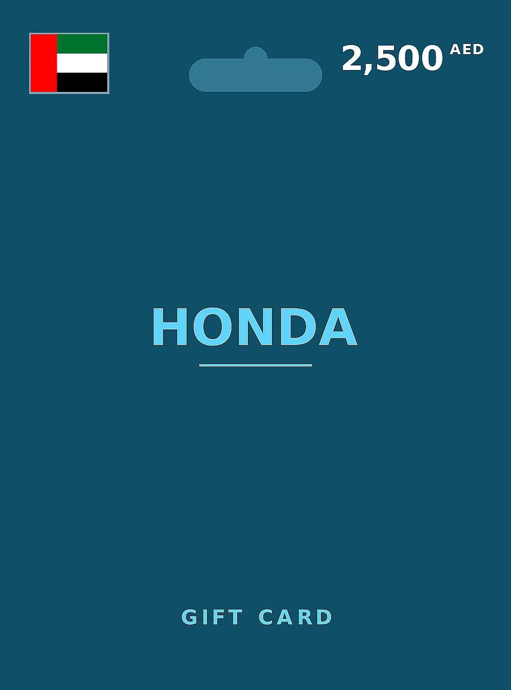 Honda Gift Card 2500 AED UNITED ARAB EMIRATES