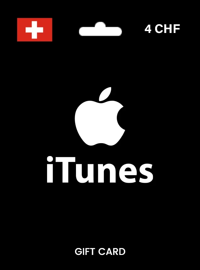 Apple iTunes Gift Card 4 CHF SWITZERLAND