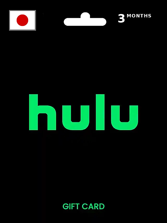 Hulu 3 Months JAPAN