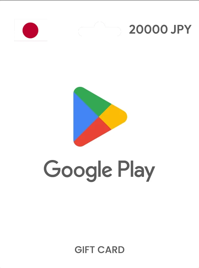 Google Play JAPAN 20000 JPY