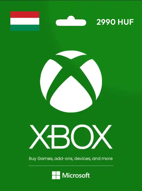 Xbox Live Gift Card 2990 HUF HUNGARY