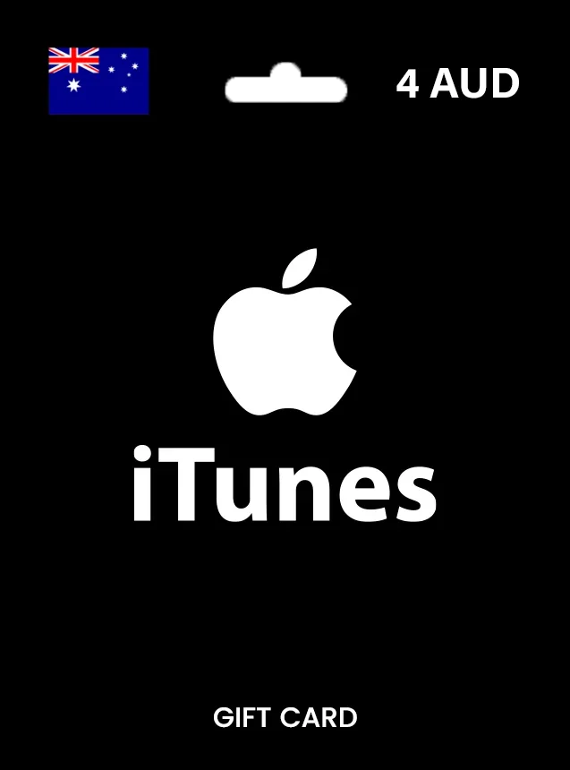 Apple iTunes Gift Card 4 AUD AUSTRALIA