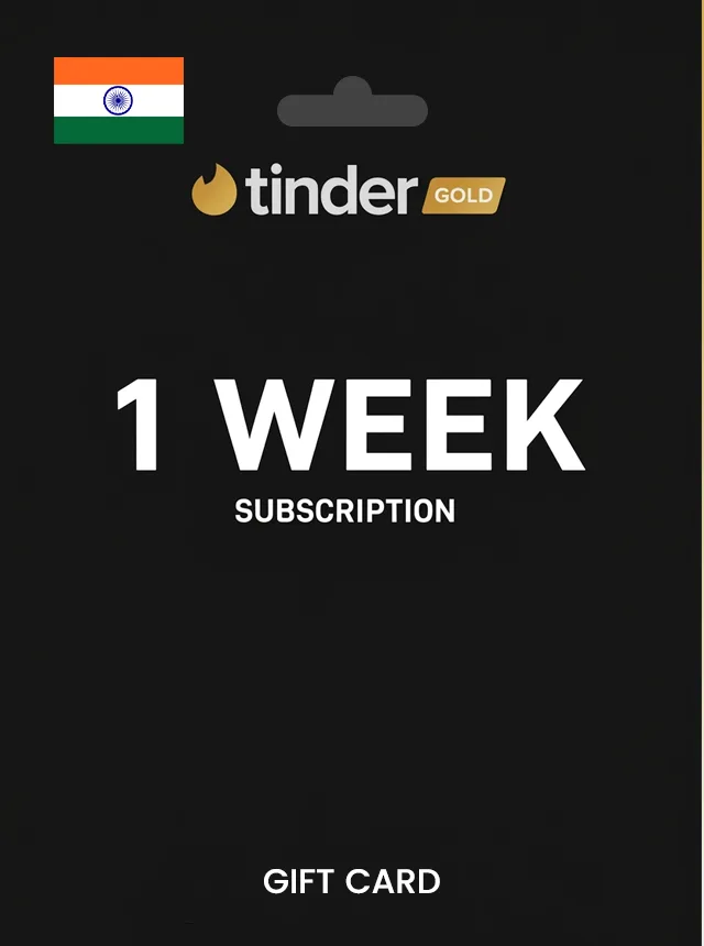 Tinder Gold 1 Week Subscription INDIA