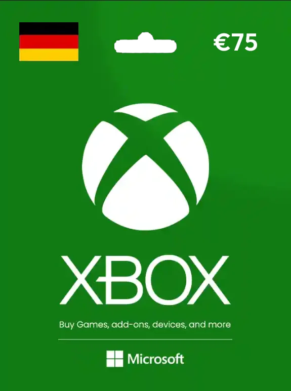 Xbox Live Gift Card  75 EUR GERMANY