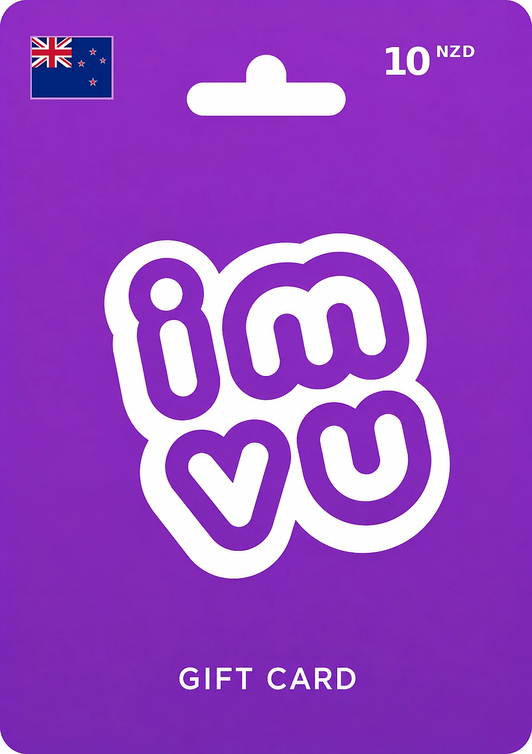 IMVU Gift Card 10 NZD NEW ZEALAND