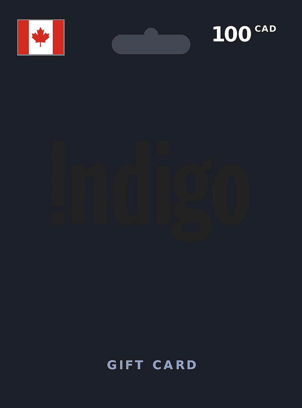Indigo Gift Card 100 CAD CANADA