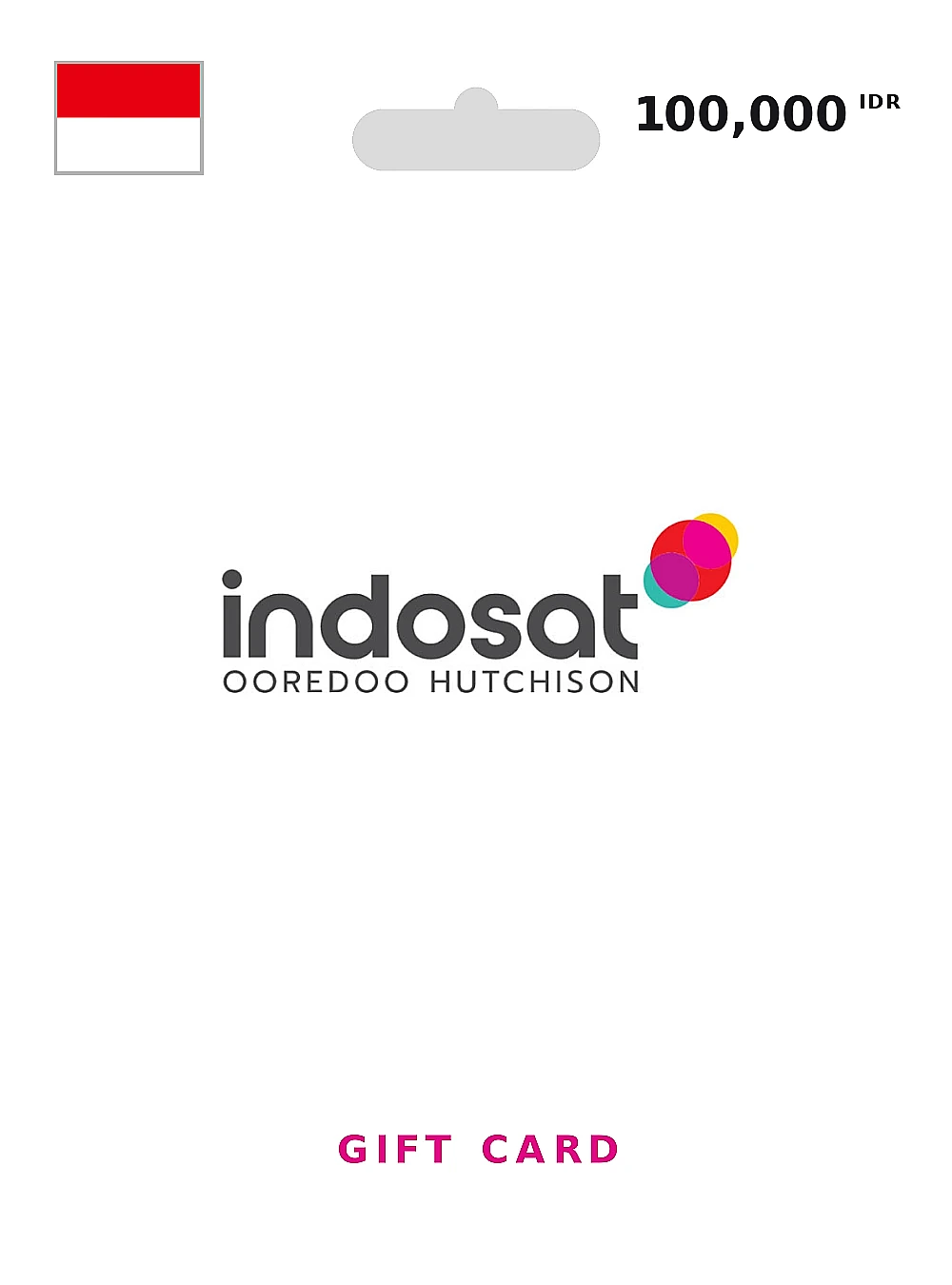Indosat Gift Card 100000 IDR INDONESIA