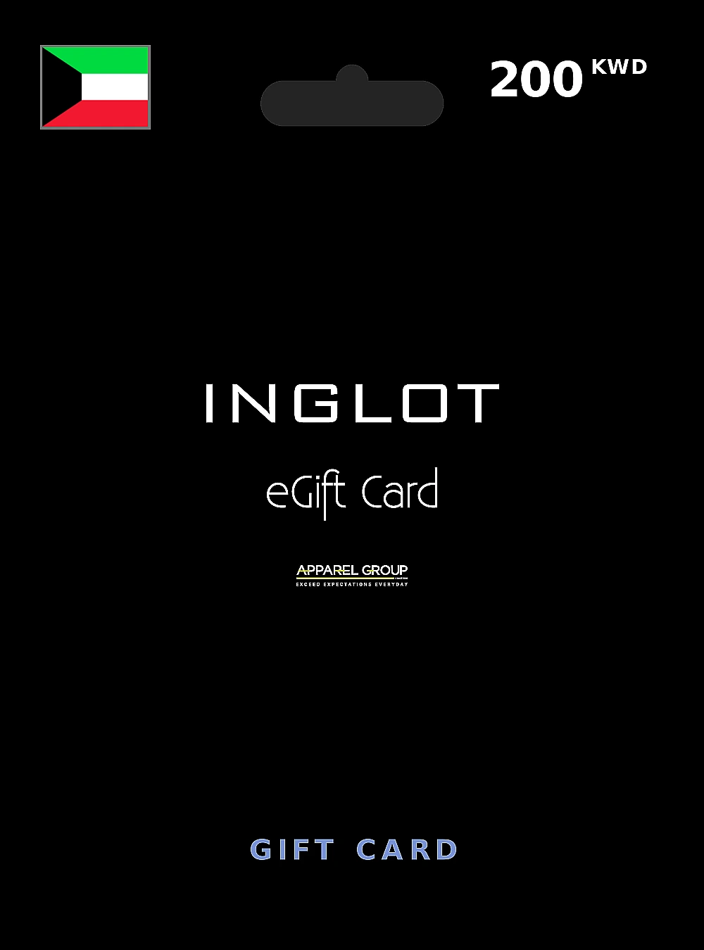 Inglot Gift Card 200 KWD KUWAIT