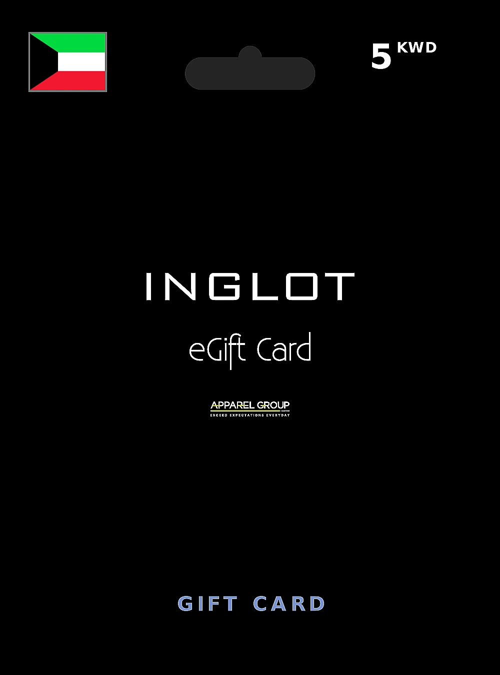 Inglot Gift Card 5 KWD KUWAIT