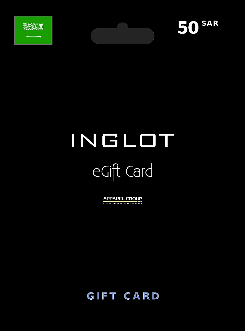 Inglot Gift Card 50 SAR SAUDI ARABIA
