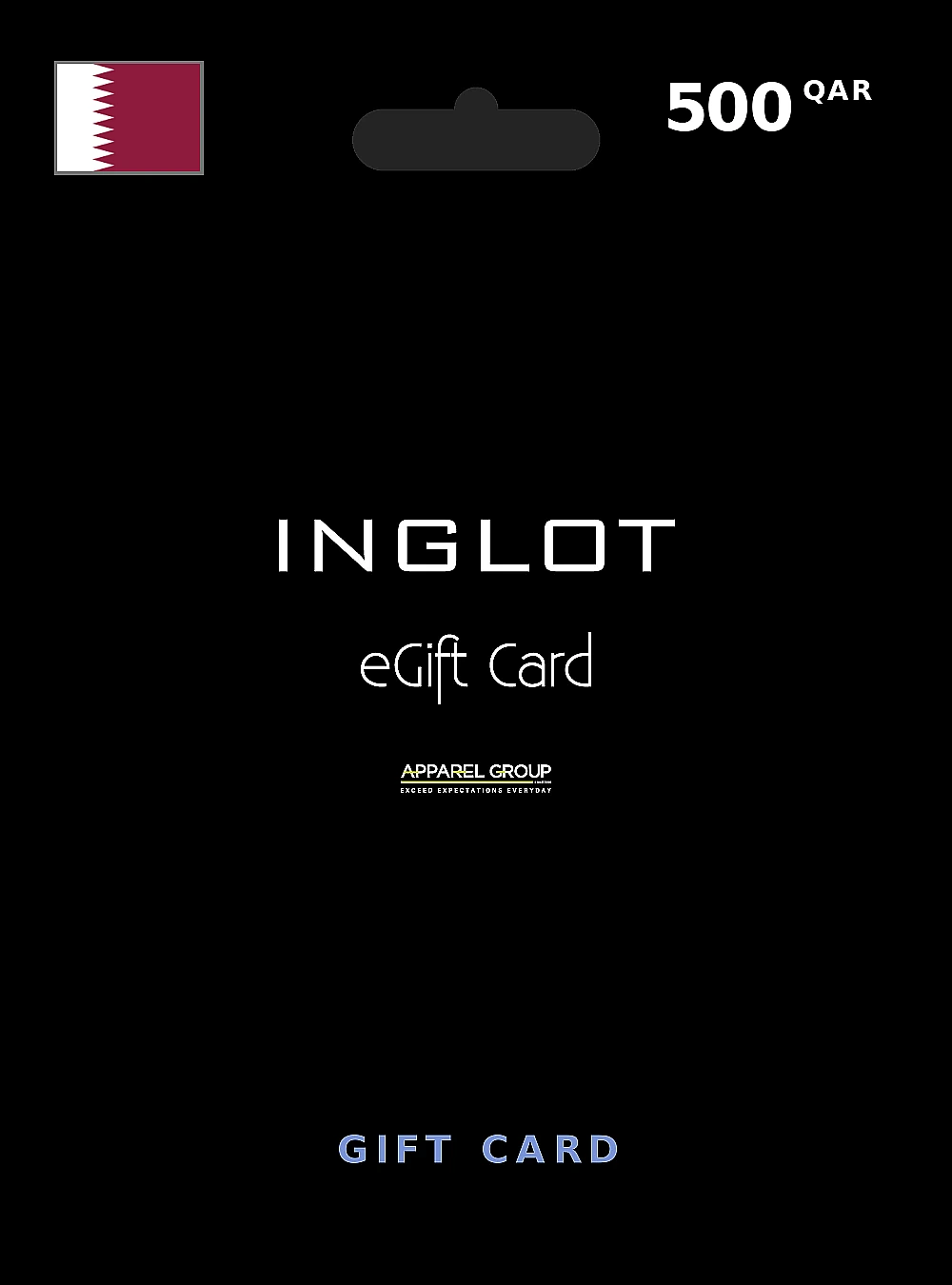 Inglot Gift Card 500 QAR QATAR
