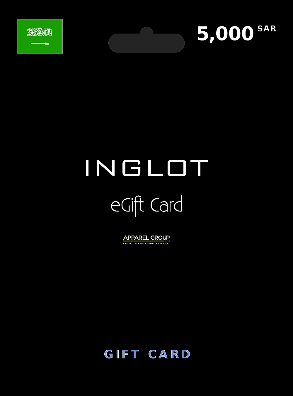 Inglot Gift Card 5000 SAR SAUDI ARABIA