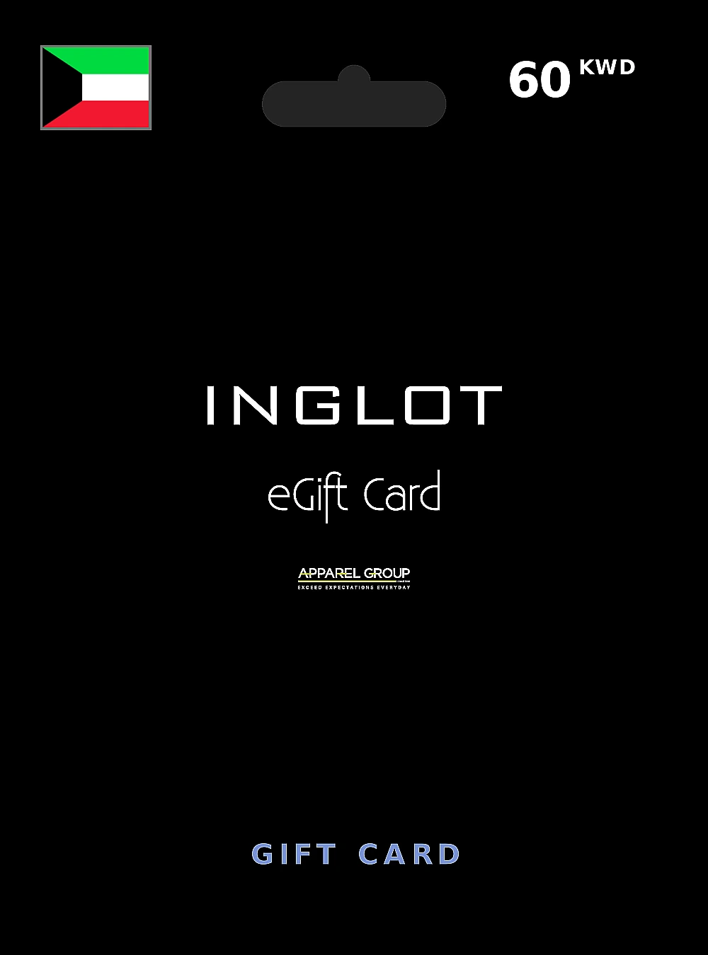 Inglot Gift Card 60 KWD KUWAIT