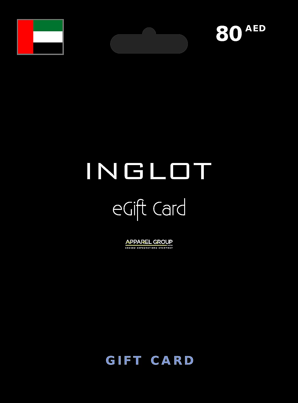 INGLOT Gift Card 80 AED UNITED ARAB EMIRATES