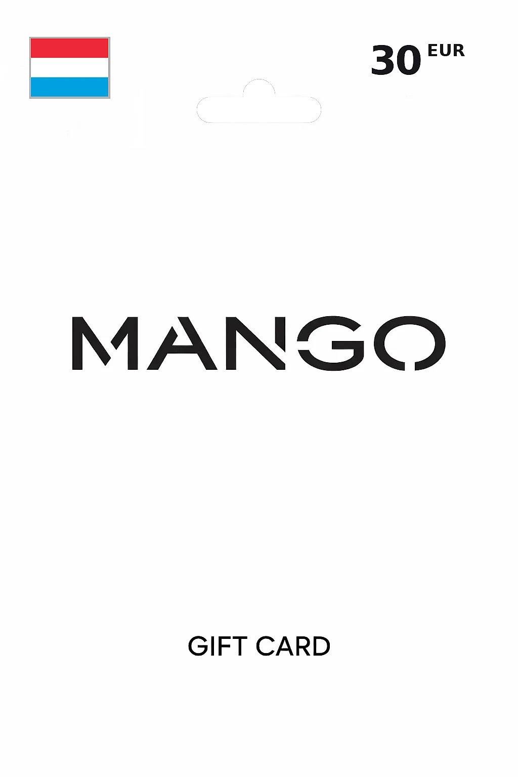 MANGO Gift Card 30 EUR LUXEMBOURG