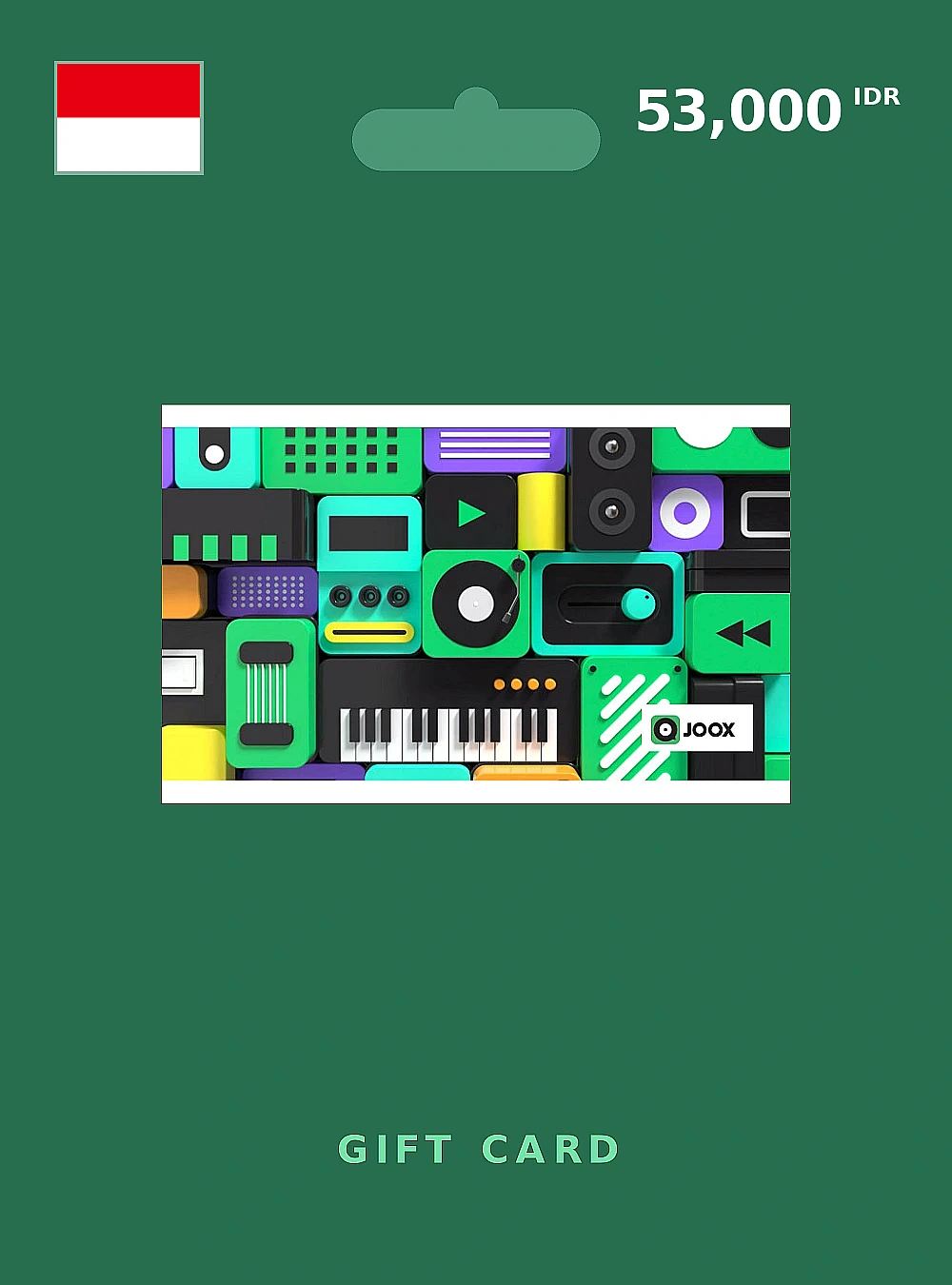 JOOX Gift Card 53000 IDR INDONESIA