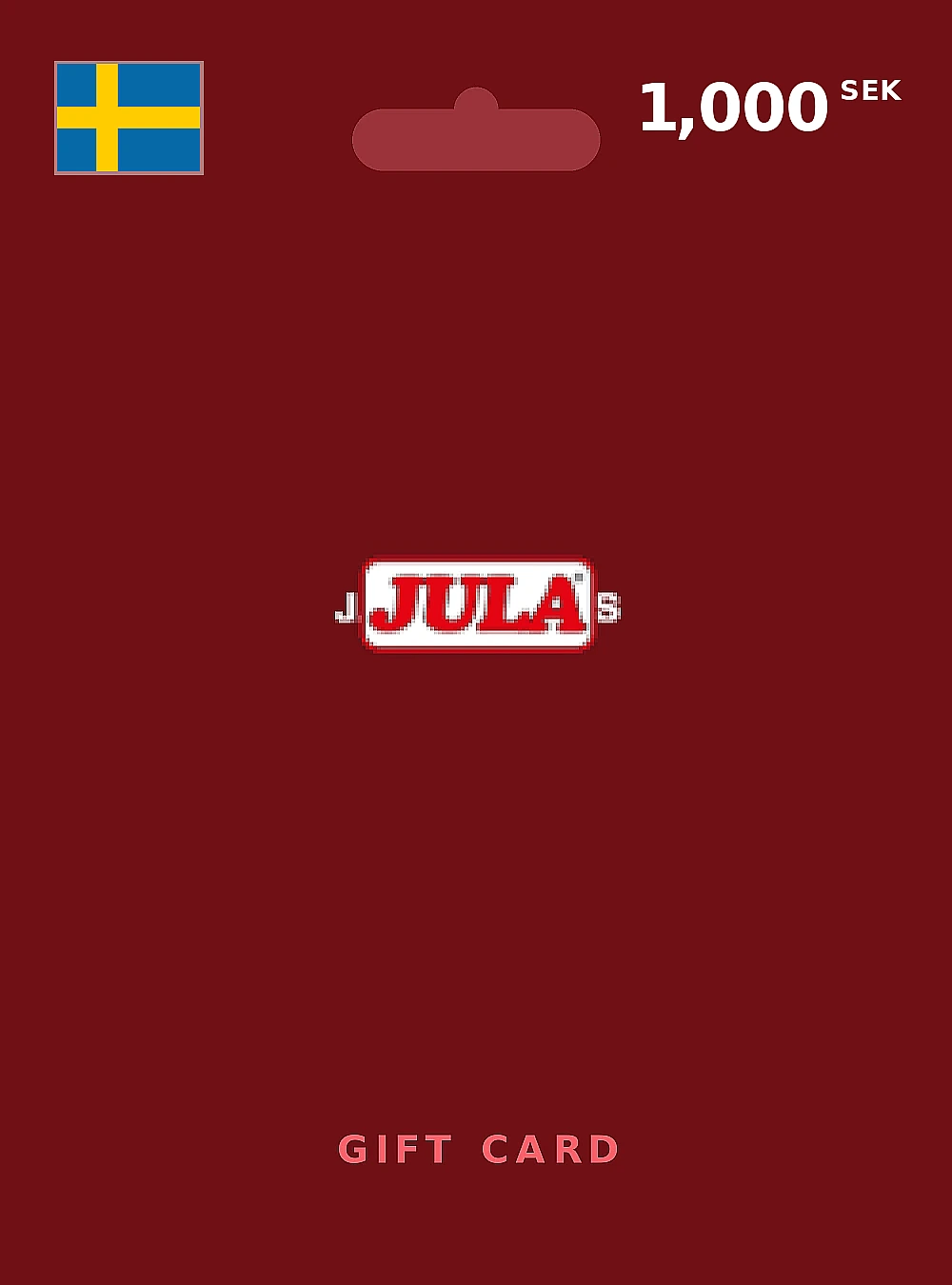 Jula Gift Card 1000 SEK SWEDEN