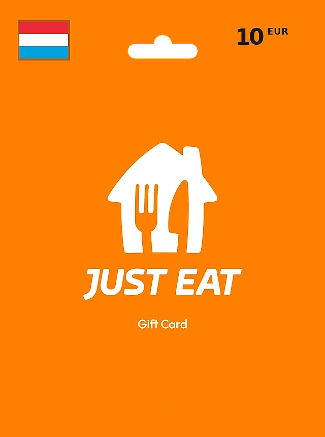 Just Eat Gift Card 10 EUR LUXEMBOURG