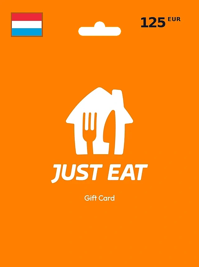 Just Eat Gift Card 125 EUR LUXEMBOURG