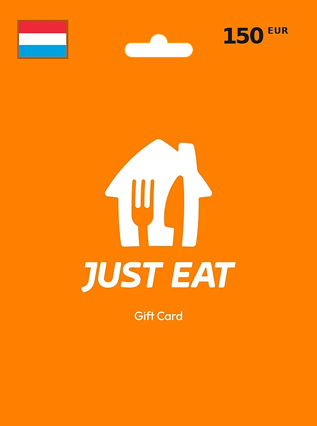 Just Eat Gift Card 150 EUR LUXEMBOURG