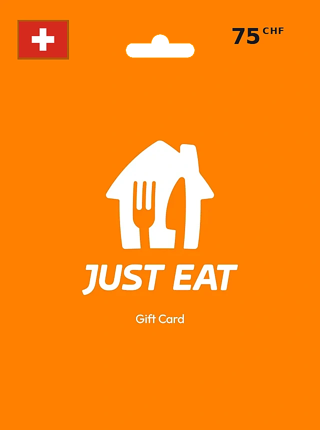 Just Eat Gift Card 75 CHF SWITZERLAND