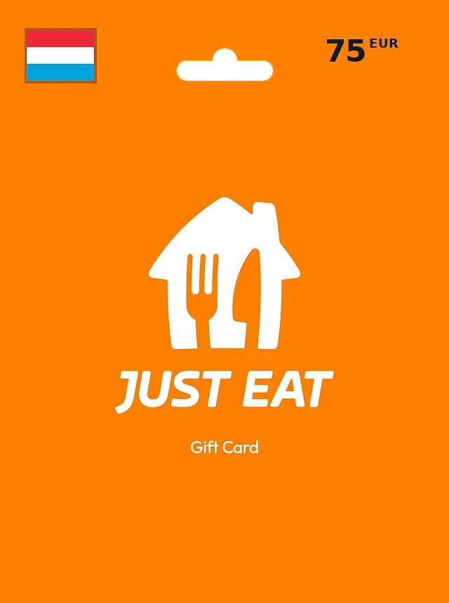 Just Eat Gift Card 75 EUR LUXEMBOURG