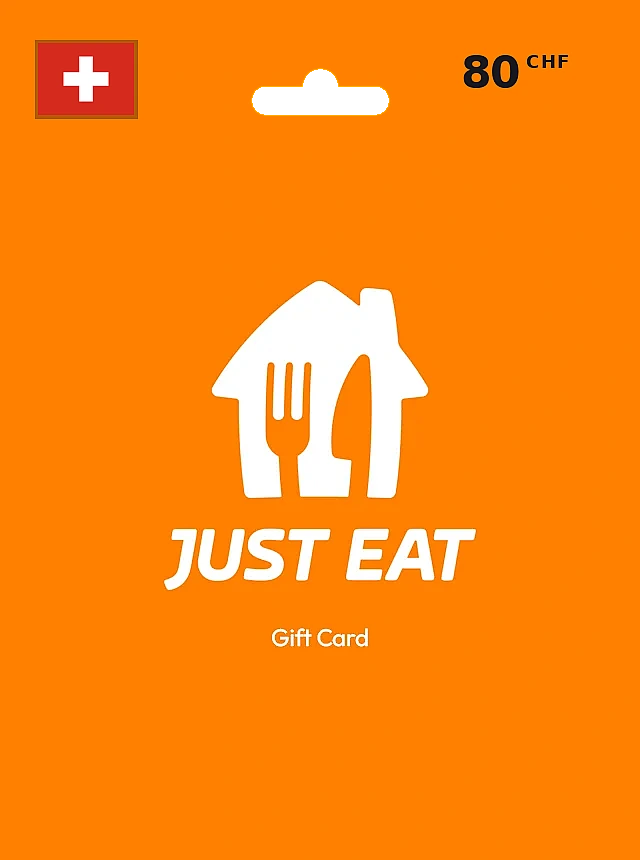 Just Eat Gift Card 80 CHF SWITZERLAND