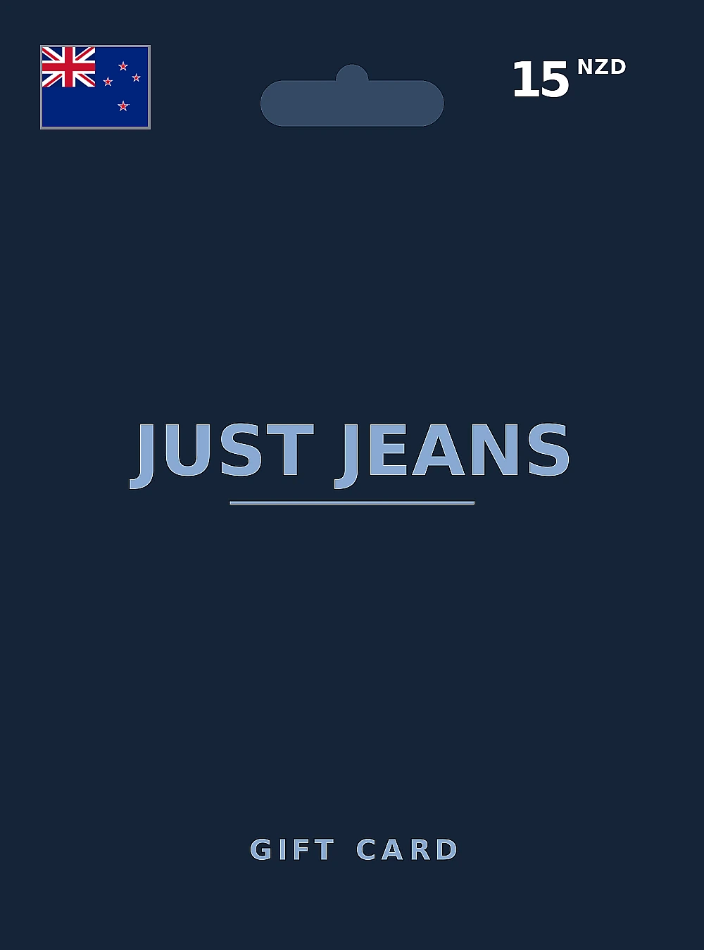Just Jeans Gift Card 15 NZD NEW ZEALAND