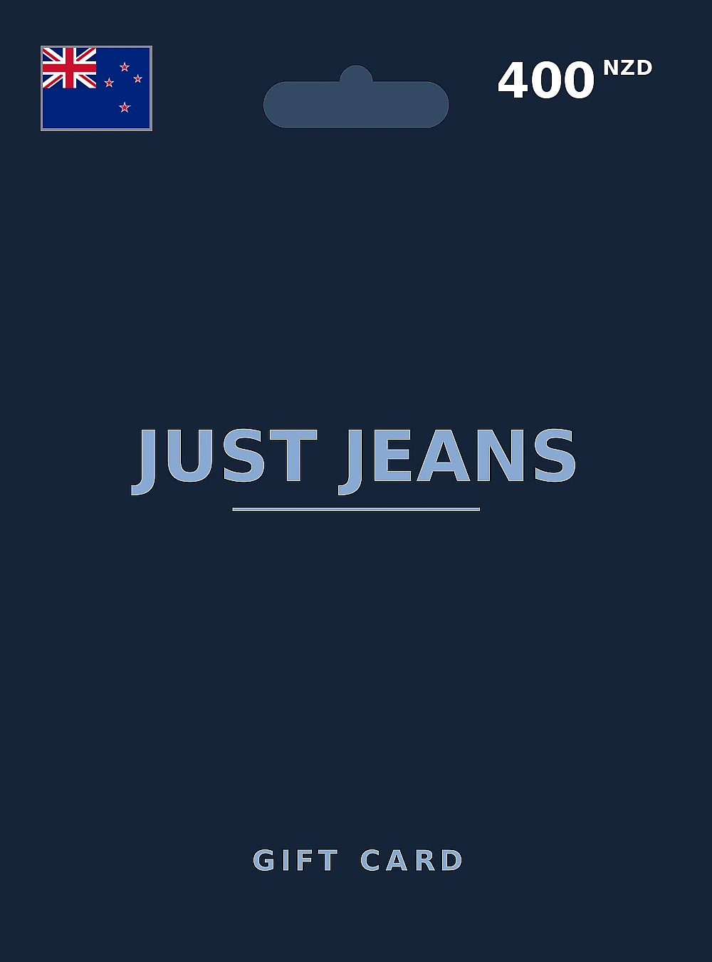 Just Jeans Gift Card 400 NZD NEW ZEALAND