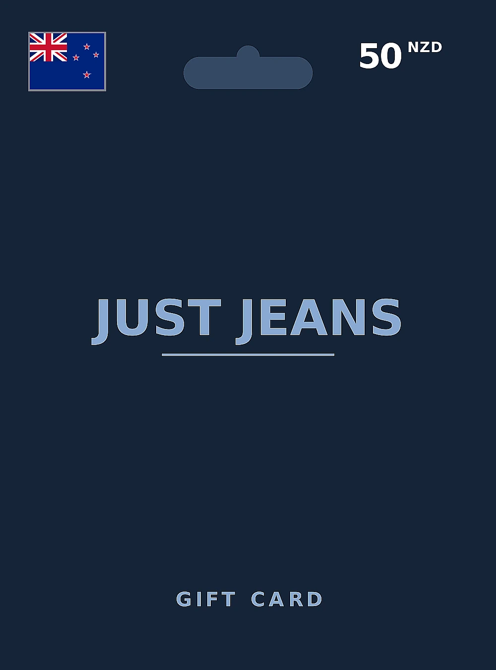 Just Jeans Gift Card 50 NZD NEW ZEALAND