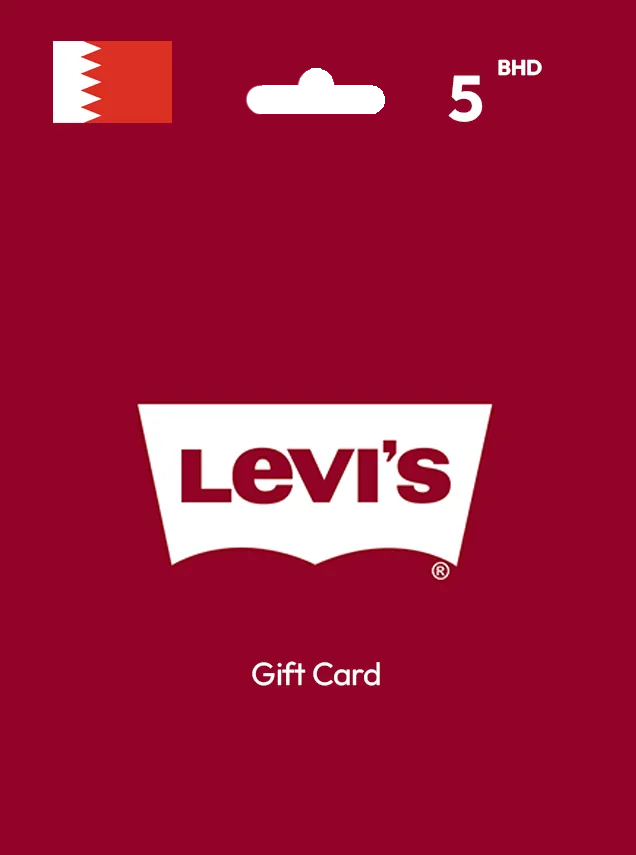 Levi's Gift Card 10 BHD BAHRAIN