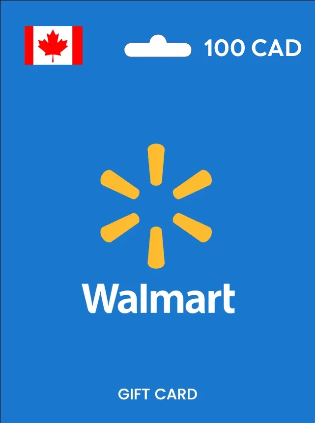 Walmart Gift Card CA 100 CAD