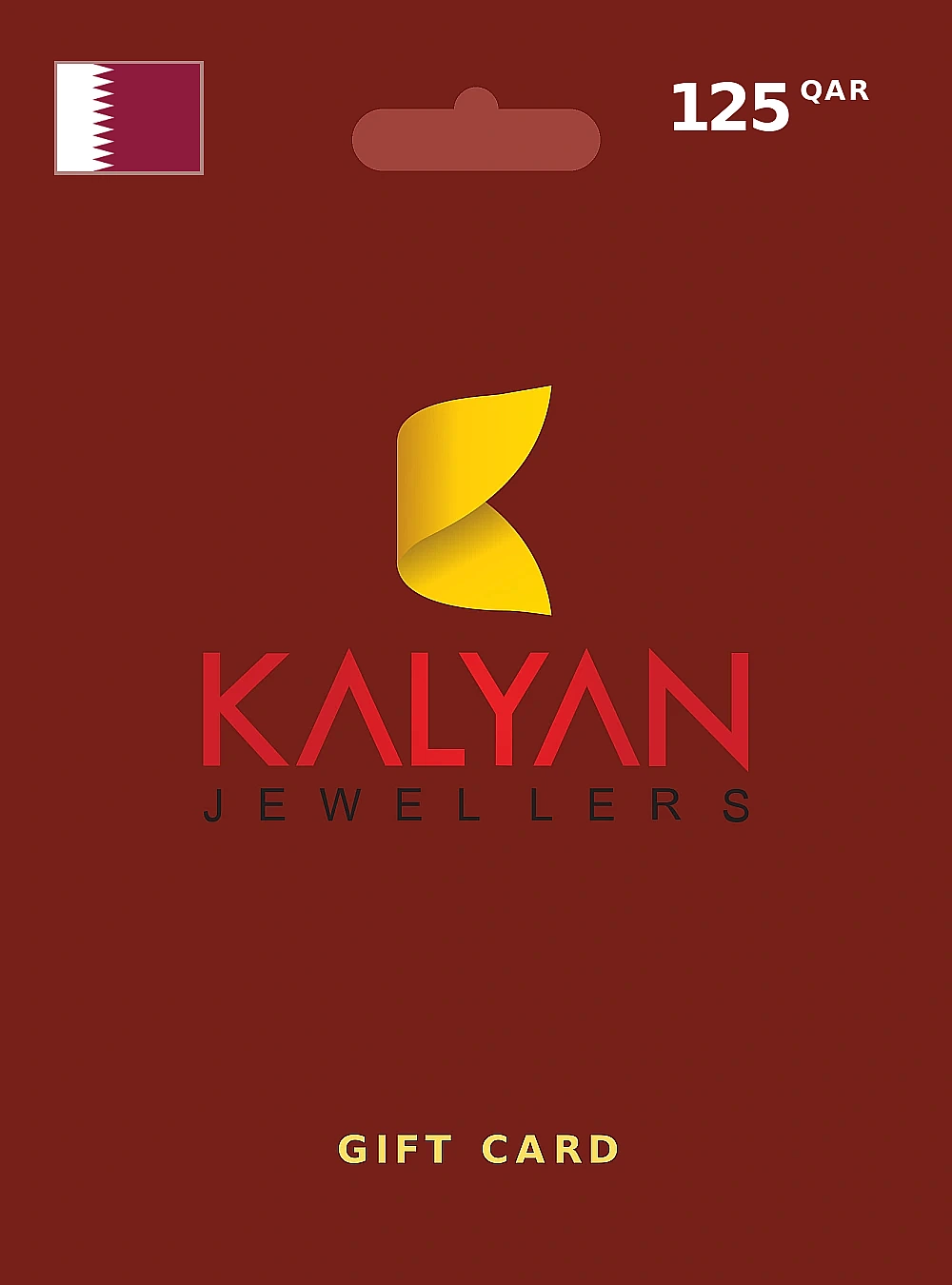Kalyan Jewellers Gift Card 125 QAR QATAR