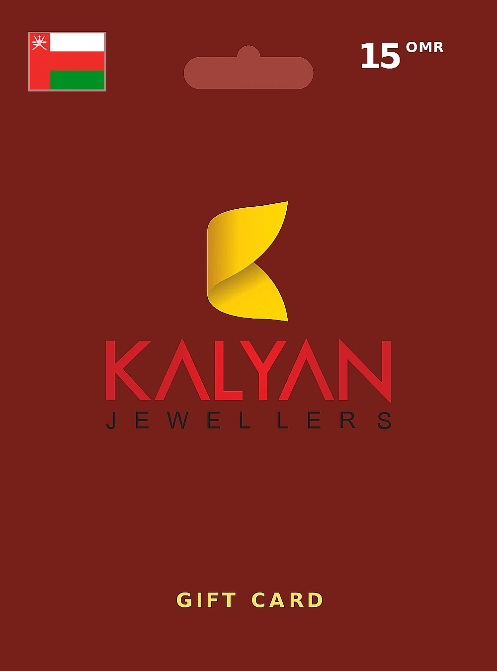 Kalyan Jewellers Diamond Gift Card 15 OMR OMAN