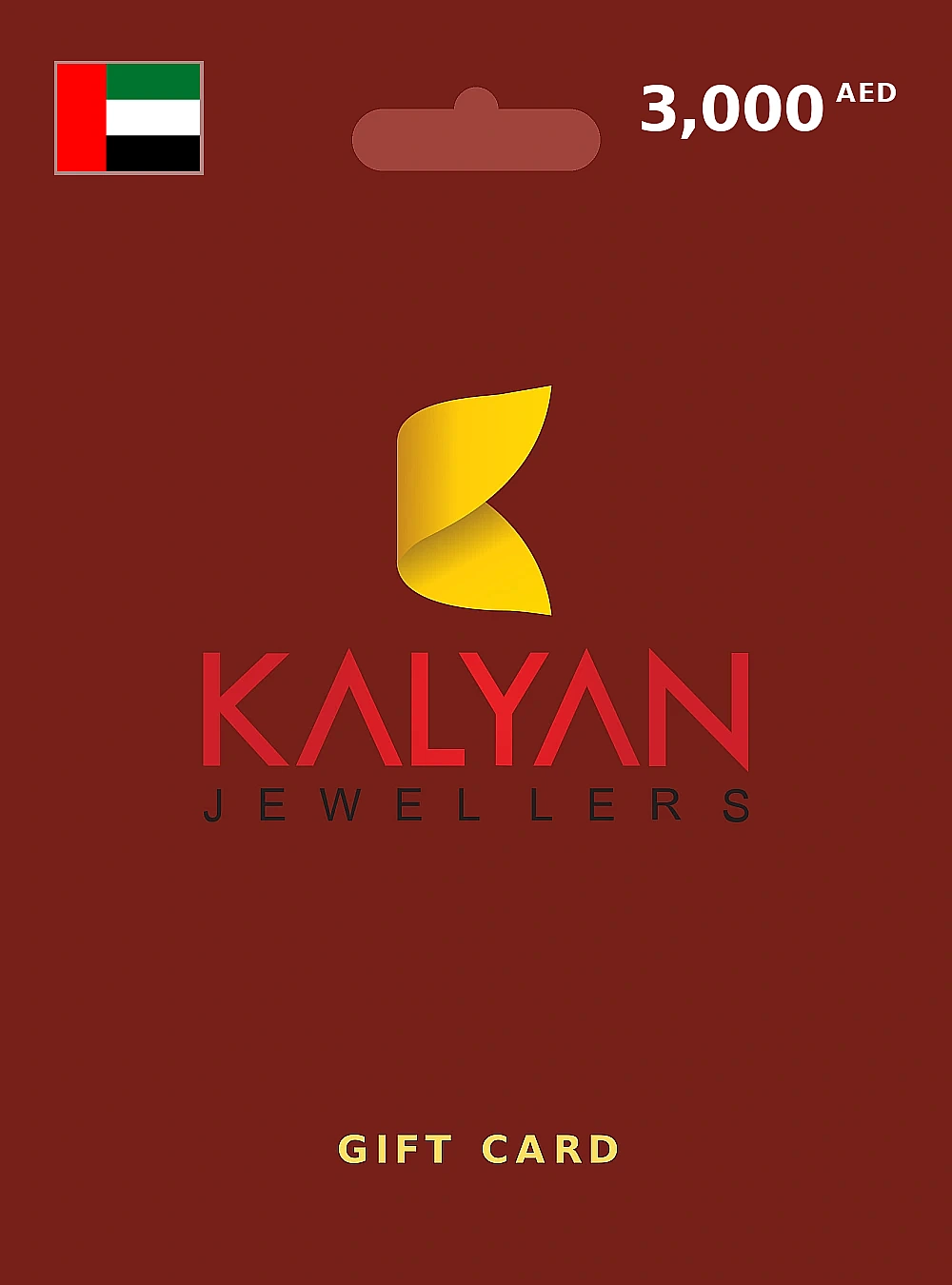 Kalyan Jewellers Gift Card 3000 AED UNITED ARAB EMIRATES