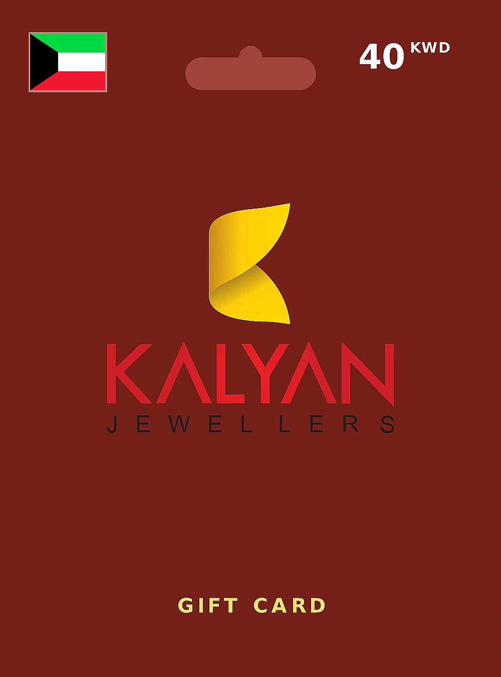 Kalyan Jewellers Diamond Gift Card 40 KWD KUWAIT