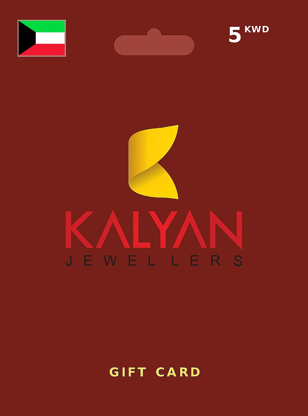Kalyan Jewellers Diamond Gift Card 5 KWD KUWAIT