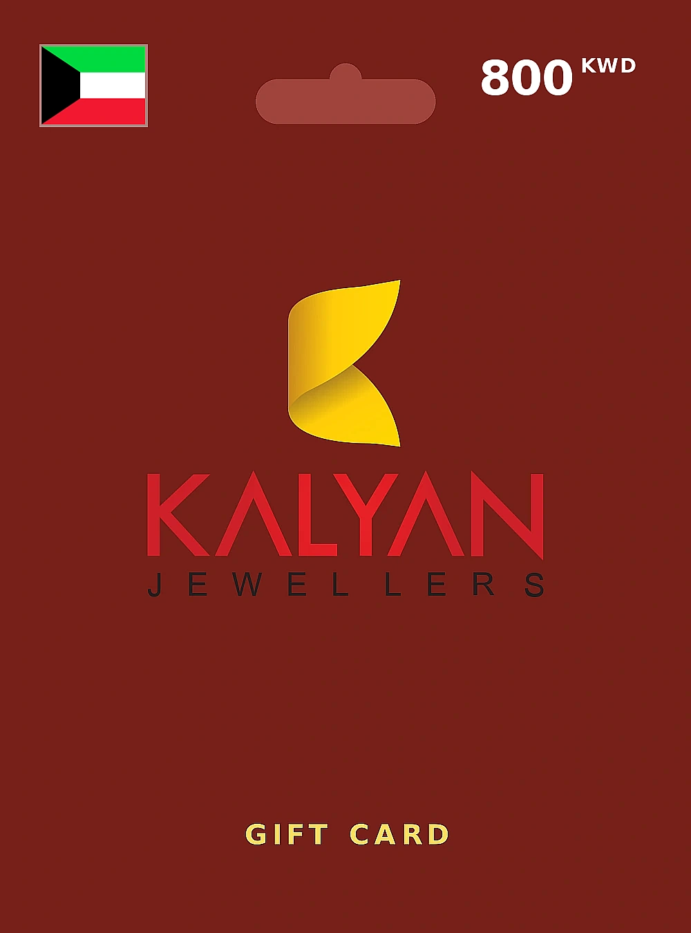 Kalyan Jewellers Diamond Gift Card 800 KWD KUWAIT