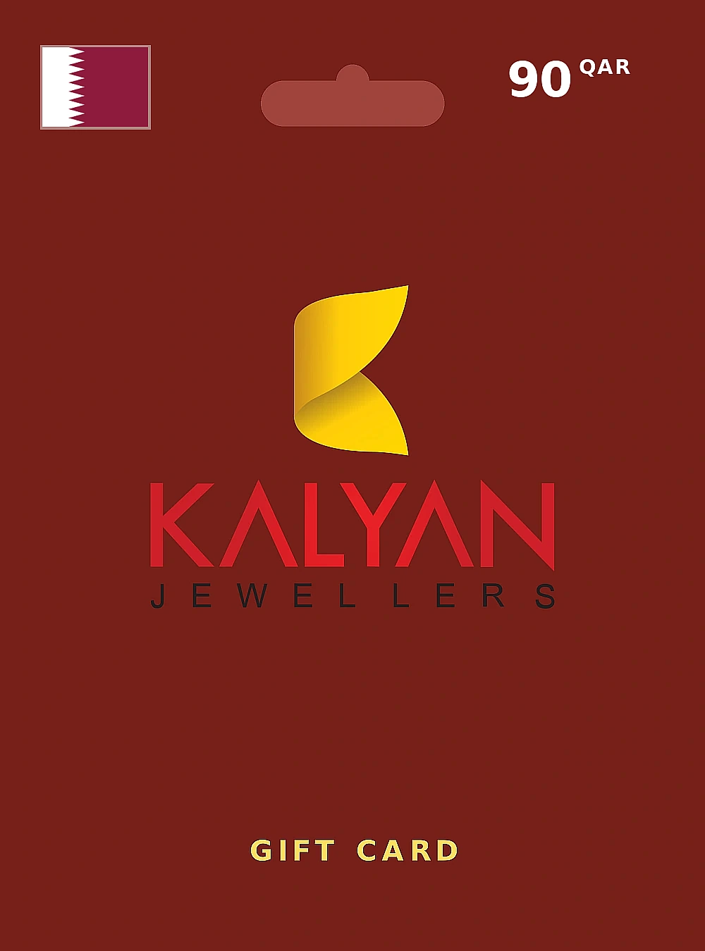 Kalyan Jewellers Gift Card 90 QAR QATAR