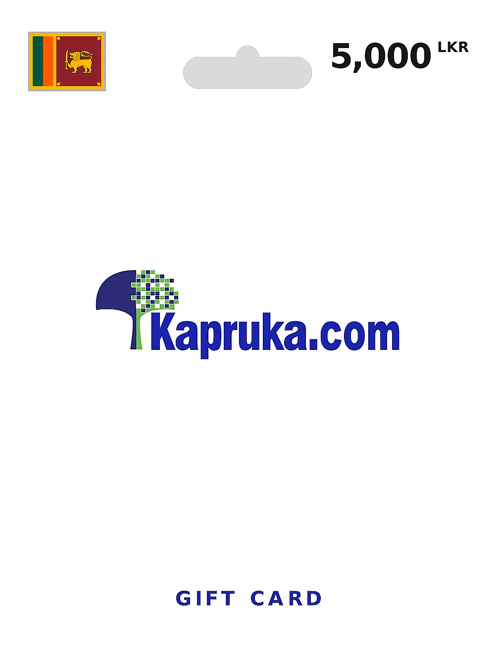Kapruka Gift Card 5000 LKR SRI LANKA