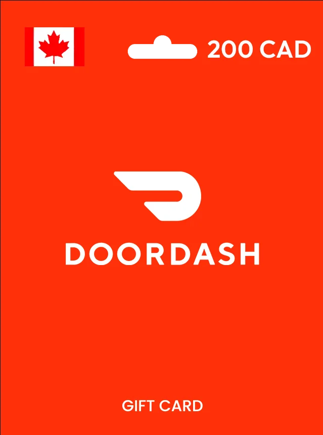 DoorDash Gift Card AU 200 AUD