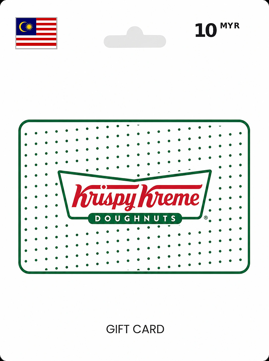 Krispy Kreme Gift Card 10 MYR MALAYSIA