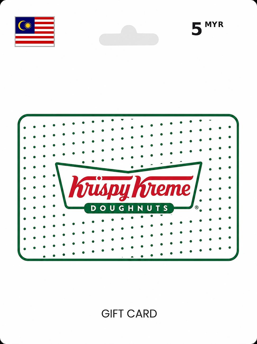 Krispy Kreme Gift Card 5 MYR MALAYSIA