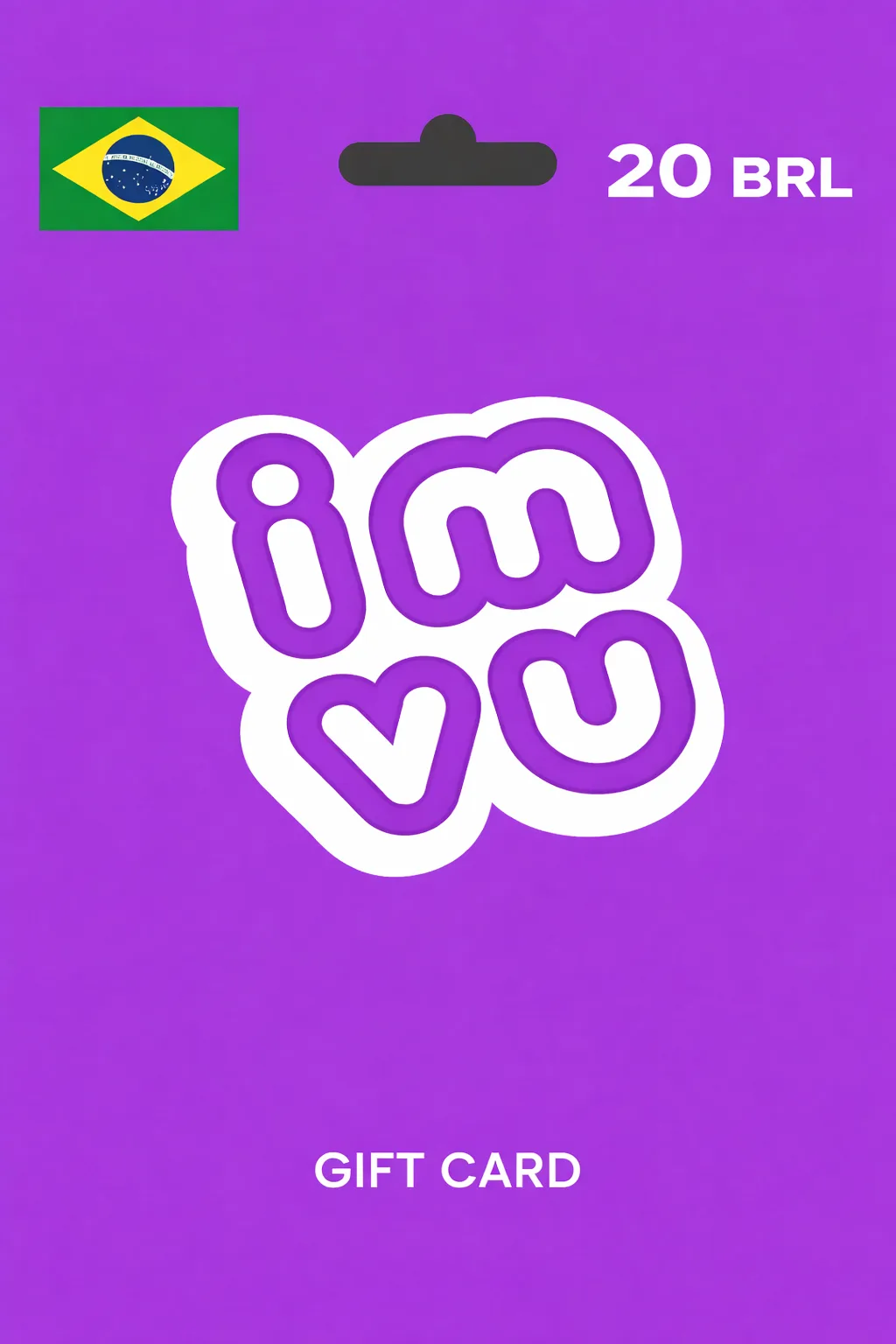 IMVU Gift Card 20 BRL Brazil