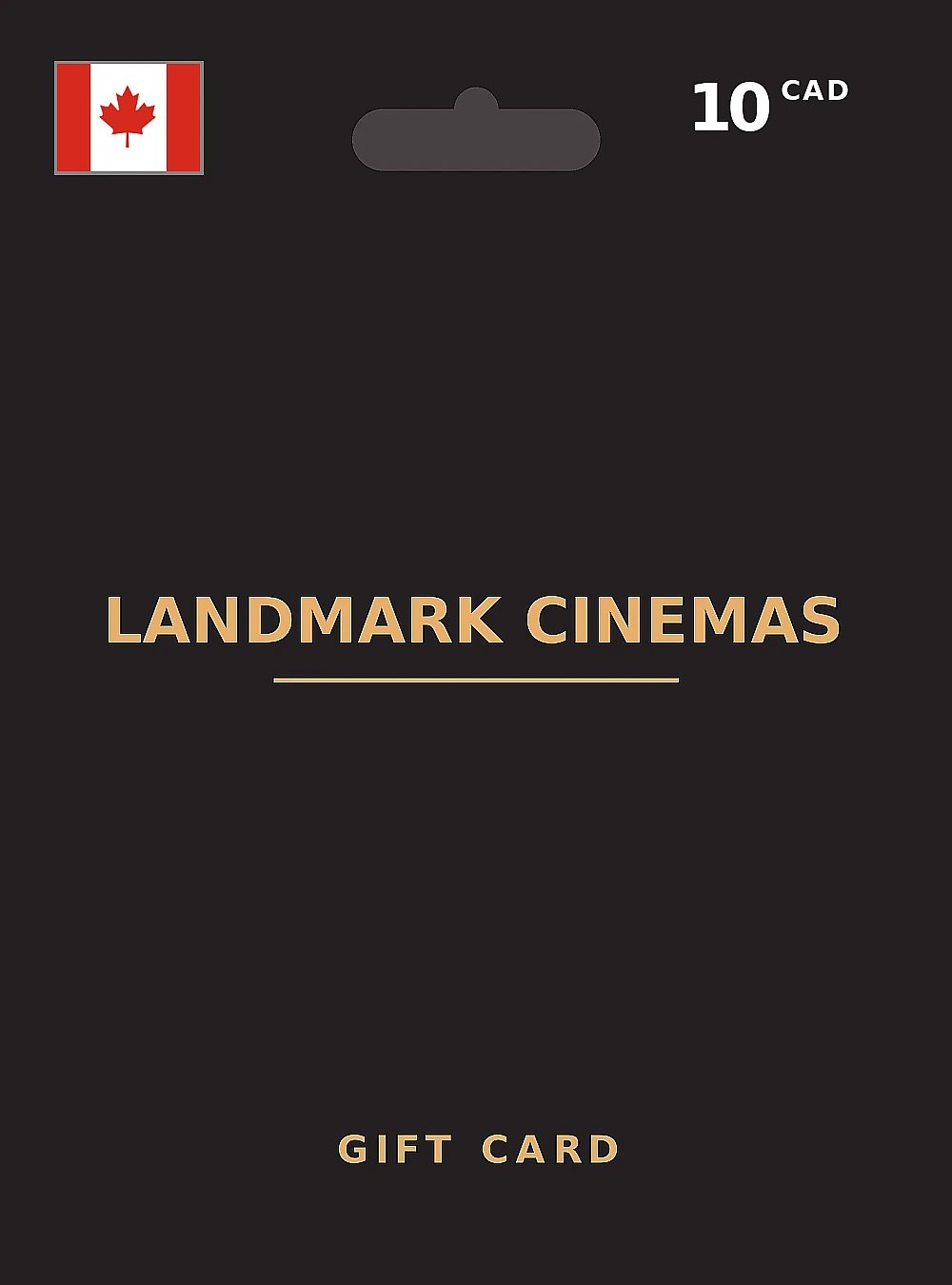 Landmark Cinemas Gift Card 10 CAD CANADA