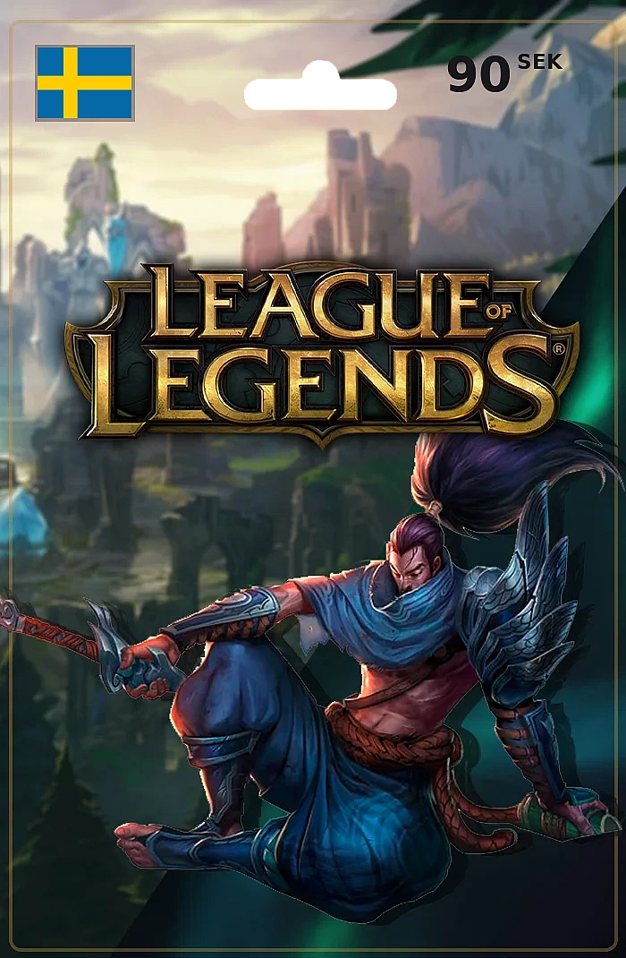 League of Legends Gift Card 90 SEK SWEDEN