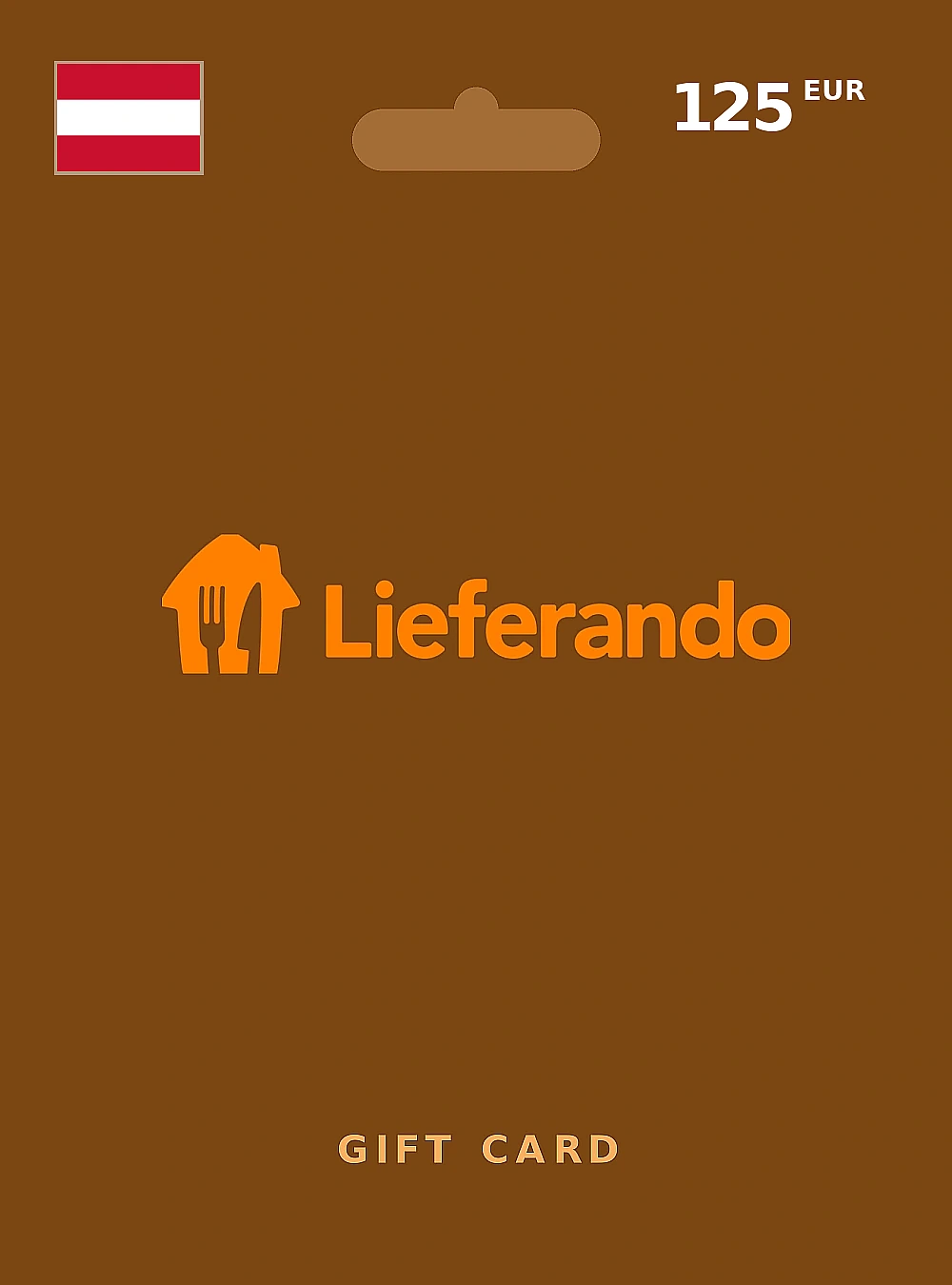 Lieferando.at Gift Card 125 EUR AUSTRIA